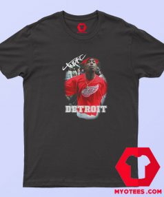 Tupac Shakur Makaveli Detroit Red Wings T shirt