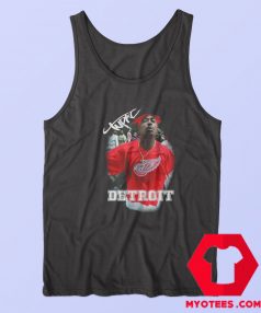 Tupac Shakur Makaveli Detroit Red Wings Tank Top