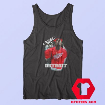 Tupac Shakur Makaveli Detroit Red Wings Tank Top