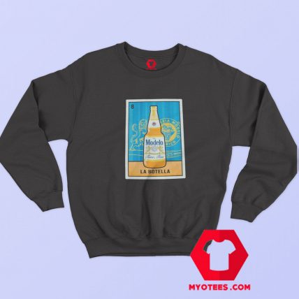 Modelo La Botella Cerveza Mexican Beer Sweatshirt