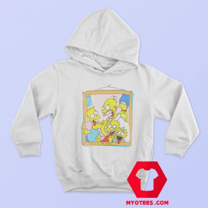 Simpson Family Say Cheese Vintage Cartoon Hoodie