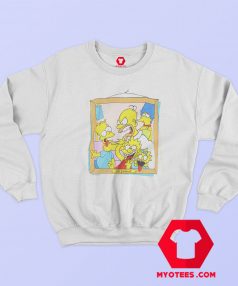 Simpson Family Say Cheese Vintage Cartoon Sweatshirt