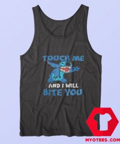 Touch Me And I Will Bite You Funny Stitch Tank Top