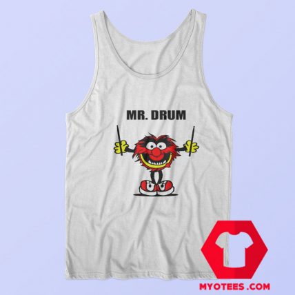 MR Drum Cartoon Funny Drummer Parody Unisex Tank Top