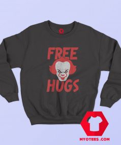 Free Hugs Killer Scary Clown Unisex Sweatshirt