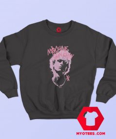 Machine Gun Kelly Pink Portrait Boyfriend Sweatshirt