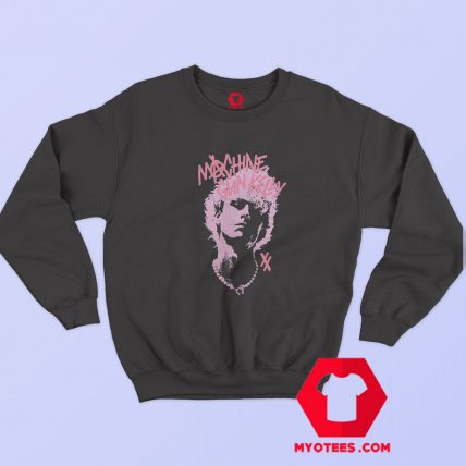 Machine Gun Kelly Pink Portrait Boyfriend Sweatshirt