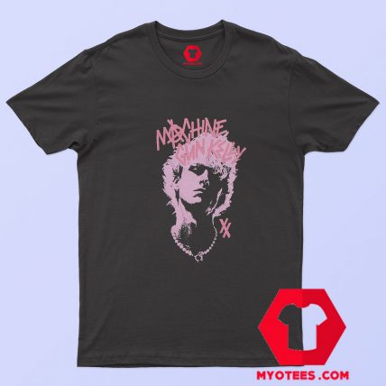 Machine Gun Kelly Pink Portrait Boyfriend T shirt