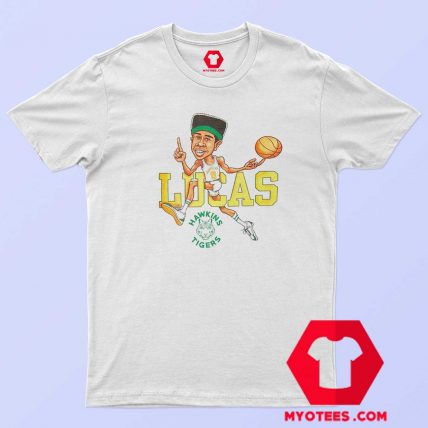 Stranger Things Lucas Hawkins Basketball T Shirt 1