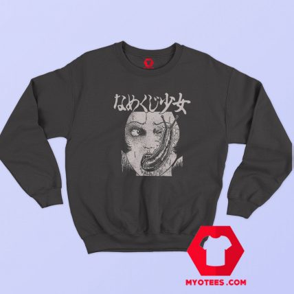 Vintage Junji Ito Slug Graphic Unisex Sweatshirt