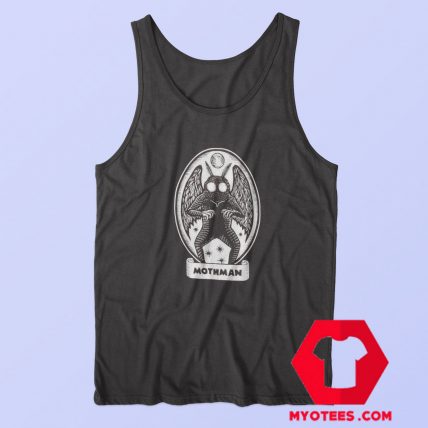 Vintage Mothman Frame Unisex Tank Top