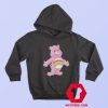 Cute Pink Teddy Bear Rainbow Belly Unisex Hoodie