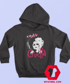 Disney Cruella Estella Punk Rock Spray Paint Hoodie