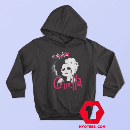 Disney Cruella Estella Punk Rock Spray Paint Hoodie