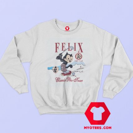 Felix The Cat Classic Pro Tour Golf Funny Sweatshirt