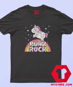 Funny Ironic Cool Unicorn Punk Rock Music T shirt