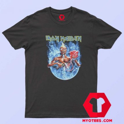 Iron Maiden Mummy Smoke Circle Tour T shirt