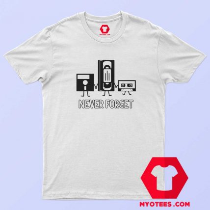 Never Forget Retro Vintage Cassette Tape T shirt