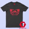 Red Skeleton Heart Graphic Unisex T shirt