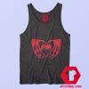 Red Skeleton Heart Graphic Unisex Tank Top