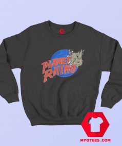 Vintage Planet Rhino Parody Hollywood Sweatshirt