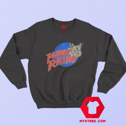 Vintage Planet Rhino Parody Hollywood Sweatshirt