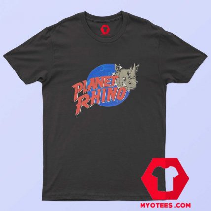 Vintage Planet Rhino Parody Hollywood T Shirt