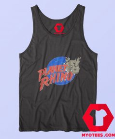 Vintage Planet Rhino Parody Hollywood Tank Top