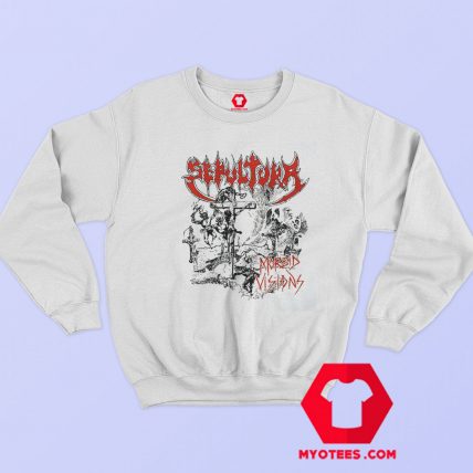 Vintage Sepulture Morbid Visions Graphic Sweatshirt