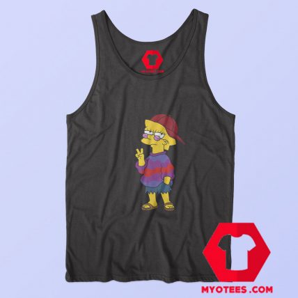 Vintage Simpsons Cool Lisa Cartoon Unisex Tank Top