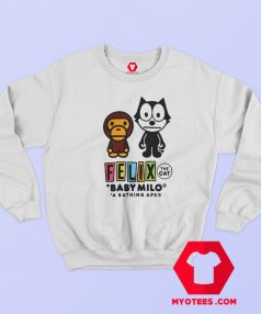 A Bathing Ape x Felix The Cat Funny Sweatshirt