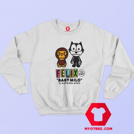 A Bathing Ape x Felix The Cat Funny Sweatshirt