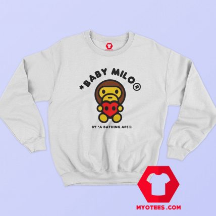 Cheap BAPE Valentine Heart Baby Milo Sweatshirt