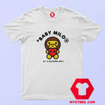 Cheap BAPE Valentine Heart Baby Milo T shirt