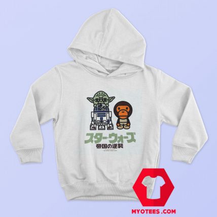 Cheap Bape x Star Wars Baby Milo Yoda Hoodie