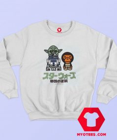 Cheap Bape x Star Wars Baby Milo Yoda Sweatshirt