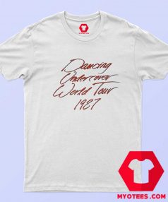 Dancing Undercover World Tour 1987 T shirt