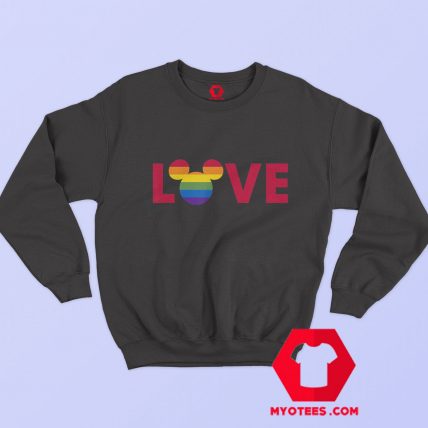 Disney Mickey Mouse Loves Pride Unisex Sweatshirt