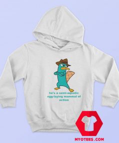 Disney Phineas And Ferb Cartoon Perry Platypus Hoodie