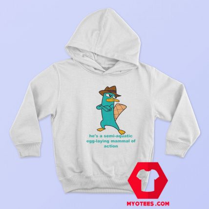 Disney Phineas And Ferb Cartoon Perry Platypus Hoodie