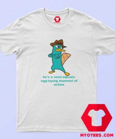 Disney Phineas And Ferb Cartoon Perry Platypus T shirt