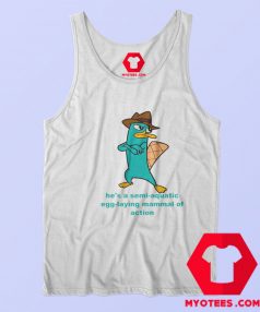 Disney Phineas And Ferb Cartoon Perry Platypus Tank Top