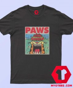 Funny Parody Garfield Paws Jaws Parody T shirt