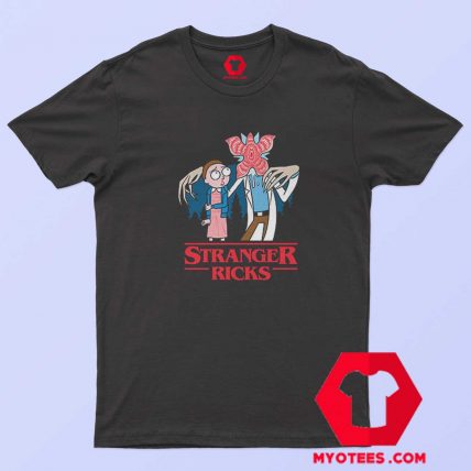 Funny Rick and Morty x Stranger Things Unisex T shirt