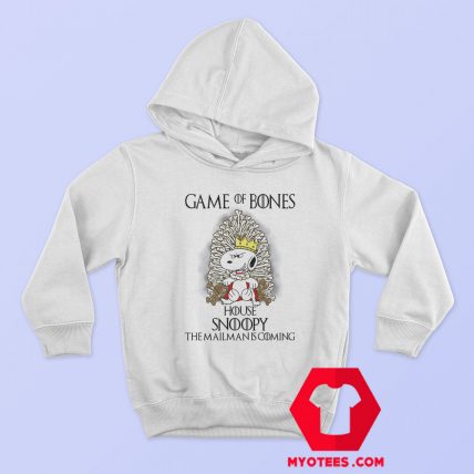 Game Of Bones House Snoopy Cartoon Parody Hoodie