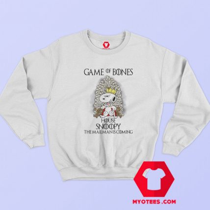 Game Of Bones House Snoopy Cartoon Parody Sweatshirt