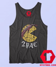 Mashup Tupac Pac Man Hip Hop Graphic Tank Top