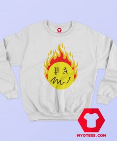 Palm Angels Burning Head Unisex Sweatshirt