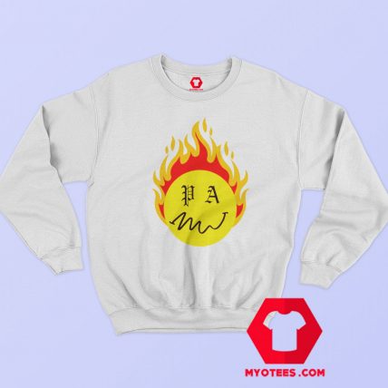 Palm Angels Burning Head Unisex Sweatshirt