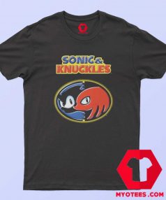 Sonic Knuckles Vidio Game Saga Unisex T shirt